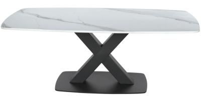 Product photograph of Vernal White Sintered Stone Coffee Table from Choice Furniture Superstore