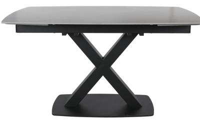 Product photograph of Vernal Grey Sintered Stone 4 Seater Extending Dining Table from Choice Furniture Superstore