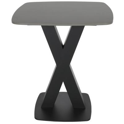Product photograph of Vernal Grey Sintered Stone Lamp Table from Choice Furniture Superstore