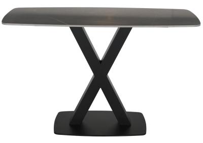 Product photograph of Vernal Grey Sintered Stone Console Table from Choice Furniture Superstore