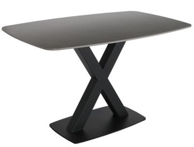 Product photograph of Vernal Grey Sintered Stone 4 Seater Dining Table from Choice Furniture Superstore