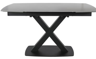 Product photograph of Vernal Grey Sintered Stone 4-8 Seater Extending Dining Table from Choice Furniture Superstore