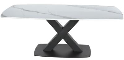 Product photograph of Vernal White Sintered Stone Coffee Table from Choice Furniture Superstore