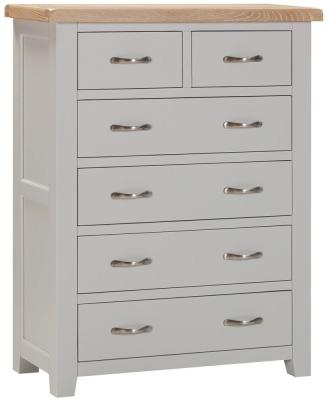 Wilmont Painted 2 Over 4 Drawer Chest Comes In Moon Grey Painted White Painted And Ivory Painted Options