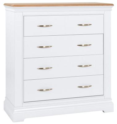 Annecy Bluestar White Painted 23 Drawer Chest