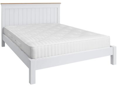 Annecy Bluestar White Painted Low Foot End Bed Comes In 4ft 6in Double And King Size Options