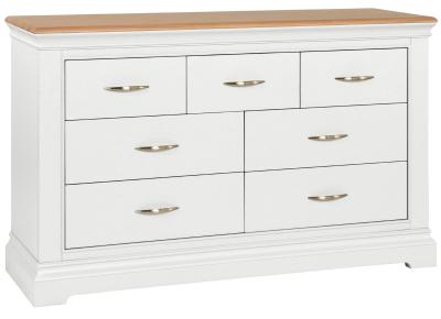 Annecy White Painted 34 Drawer Combi Chest