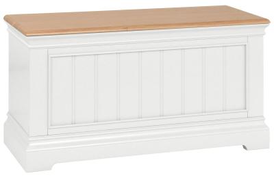 Annecy White Painted Blanket Box