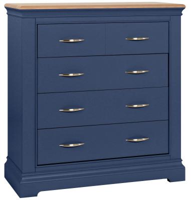 Annecy Electric Blue Painted 23 Drawer Chest