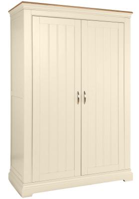 Annecy Ivory Painted 2 Door Hanging Wardrobe