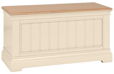 Annecy Ivory Painted Blanket Box