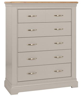 Annecy Moon Grey Painted 24 Drawer Chest