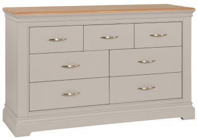 Annecy Moon Grey Painted 34 Drawer Combi Chest