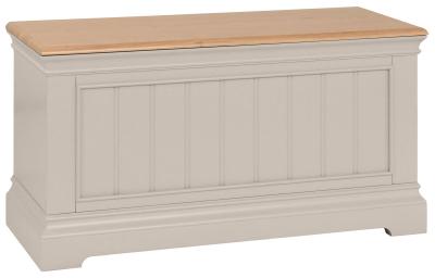 Annecy Moon Grey Painted Blanket Box