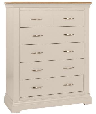 Annecy Old Lace Painted 24 Drawer Chest