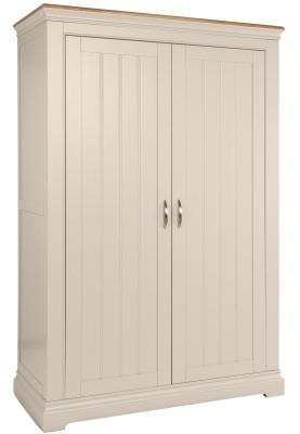 Annecy Old Lace Painted 2 Door Hanging Wardrobe