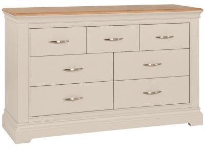 Annecy Old Lace Painted 34 Drawer Combi Chest