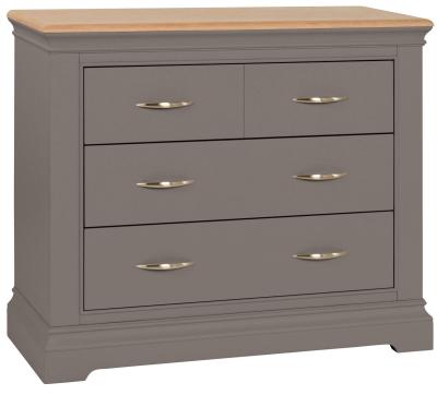 Annecy Warm Grey Painted 22 Drawer Chest