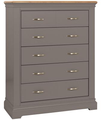 Annecy Warm Grey Painted 24 Drawer Chest