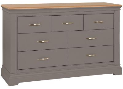 Annecy Warm Grey Painted 34 Drawer Combi Chest