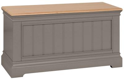 Annecy Warm Grey Painted Blanket Box