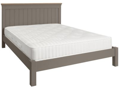 Annecy Warm Grey Painted Low Foot End Bed Comes In 4ft 6in Double And King Size Options