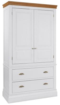 Versailles Bluestar White Painted 2 Door Wardrobe