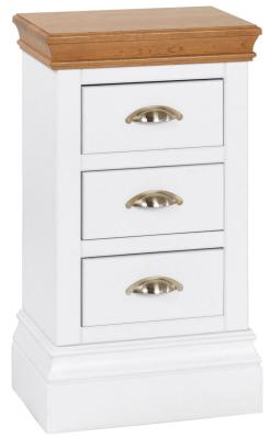 Versailles Bluestar White Painted Compact Bedside Cabinet