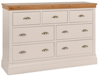 Versailles Cobblestone Grey Painted 34 Drawer Chest