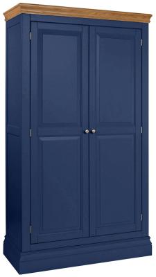 Versailles Electric Blue Painted 2 Door Wardrobe