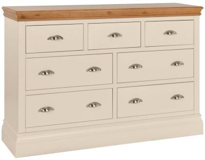 Versailles Old Lace Painted 34 Drawer Chest