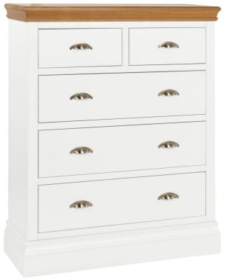 Versailles White Painted 23 Drawer Chest