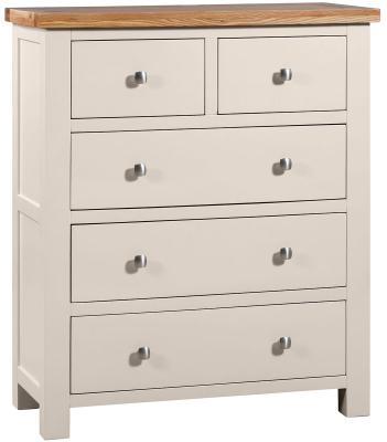 Lundy Cobblestone Grey Painted 23 Drawer Chest