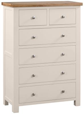 Lundy Cobblestone Grey Painted 24 Drawer Chest