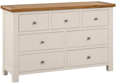 Lundy Cobblestone Grey Painted 34 Drawer Chest