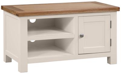 Lundy Cobblestone Grey Painted 90cm Tv Unit