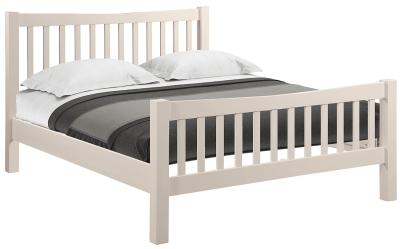 Lundy Cobblestone Grey Painted Bed Comes In 4ft 6in Double And 5ft King Size Options