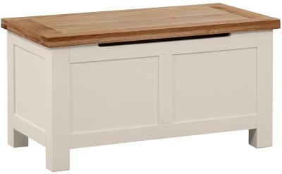 Lundy Cobblestone Grey Painted Blanket Box