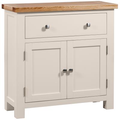 Lundy Cobblestone Grey Painted Compact Sideboard