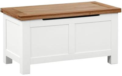 Lundy White Painted Blanket Box