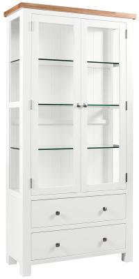 Lundy White Painted Display Cabinet