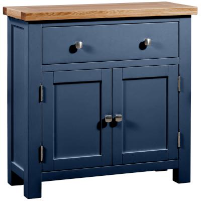 Lundy Electric Blue Painted Compact Sideboard