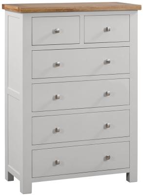 Lundy Moon Grey Painted 24 Drawer Chest