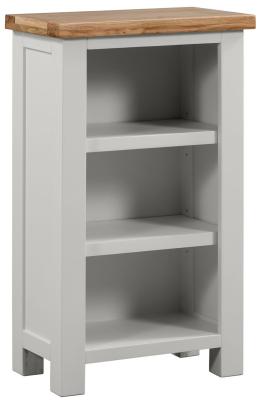Lundy Moon Grey Painted Bookcase