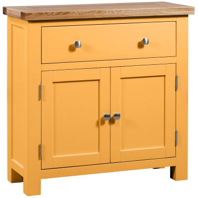 Lundy Orange Mustard Painted Compact Sideboard