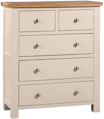 Lundy Old Lace Painted 23 Drawer Chest