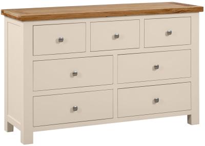 Lundy Old Lace Painted 34 Drawer Chest