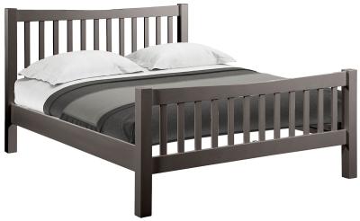 Lundy Warm Grey Painted Bed Comes In 4ft 6in Double And 5ft King Size Options