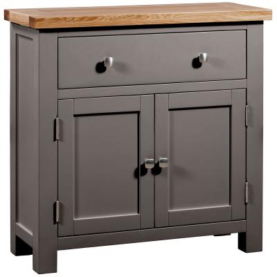 Lundy Warm Grey Painted Compact Sideboard