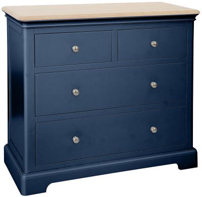 Cromwell Electric Blue Painted 22 Drawer Chest